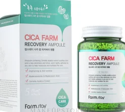 Feuchtigkeitsspendendes und aufhellendes Ampullenserum für das Gesicht mit Centella Asiatica und Madecassinsäure