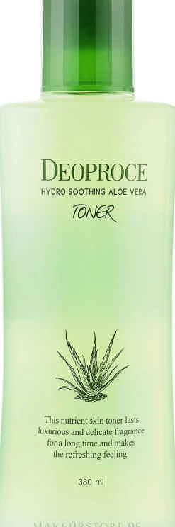 Feuchtigkeitsspendendes und beruhigendes Gesichtstonikum mit Aloe Vera, Hyaluronsäure und Kräuterextrakten
