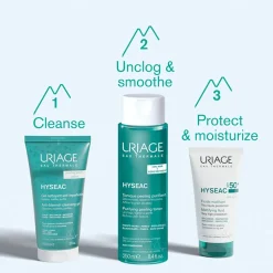 Feuchtigkeitsspendendes und mattierendes Sonnenschutzfluid für das Gesicht SPF 50+
