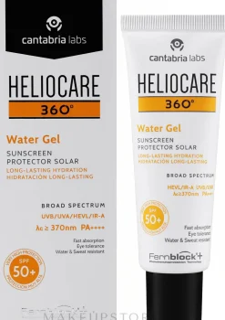 Feuchtigkeitsspendendes wasserfestes Sonnenschutzgel für Gesicht und Körper SPF 50+