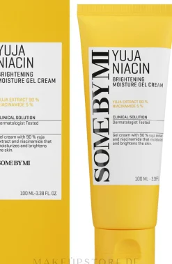 Feuchtigkeitsspendende und aufhellende Gesichtsgel-Creme