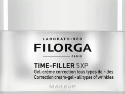 Gel-Creme zur Faltenkorrektur für gemischte bis fettige Gesichtshaut mit Zink, Tripeptid, Hyaluronsäure und Meeres-Christe