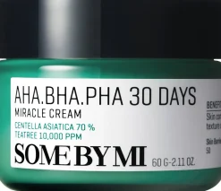 Gesichtscreme mit AHA-, BHA- und PHA-Säure