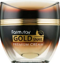 Gesichtscreme mit Gold- und Schneckenmucin