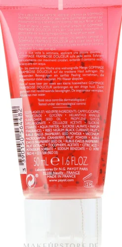 Gesichtsgel-In-Öl-Peeling mit echten Himbeerkernen