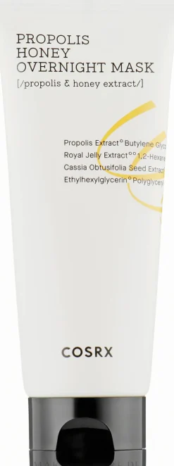 Gesichtsmaske mit Propolis und Honig für die Nacht