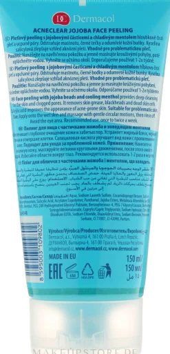 Gesichtspeeling mit Jojoba und Teebaumöl gegen Akne