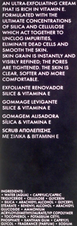 Gesichtspeeling mit Kieselsäure und Vitamin E