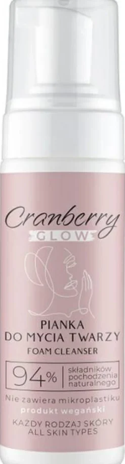 Gesichtsreinigungsschaum mit Cranberry-Extrakt