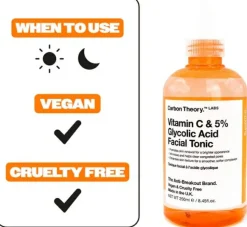 Gesichtstoner mit 5% Glykolsäure und Vitamin C