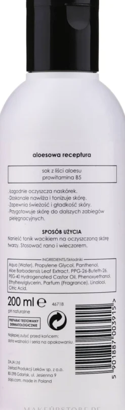 Gesichtstonikum mit Aloe Vera