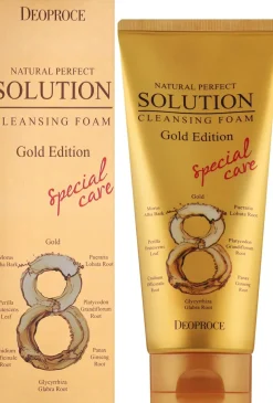 Gesichtswaschschaum mit Gold und 8 orientalischen Kräutern
