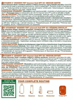 Getönte Pflege mit Vitamin C für das Gesicht mit Lichtschutzfaktor SPF50, Farbton natürlich