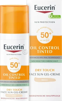 Getönte Gesichts-Sonnencreme-Gel