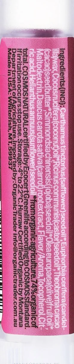 Getönter Lippenbalsam mit Himbeerduft