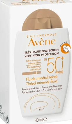 Getöntes mineralisches Gesichtsfluid mit Sonnenschutz SPF 50