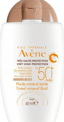 Getöntes mineralisches Gesichtsfluid mit Sonnenschutz SPF 50