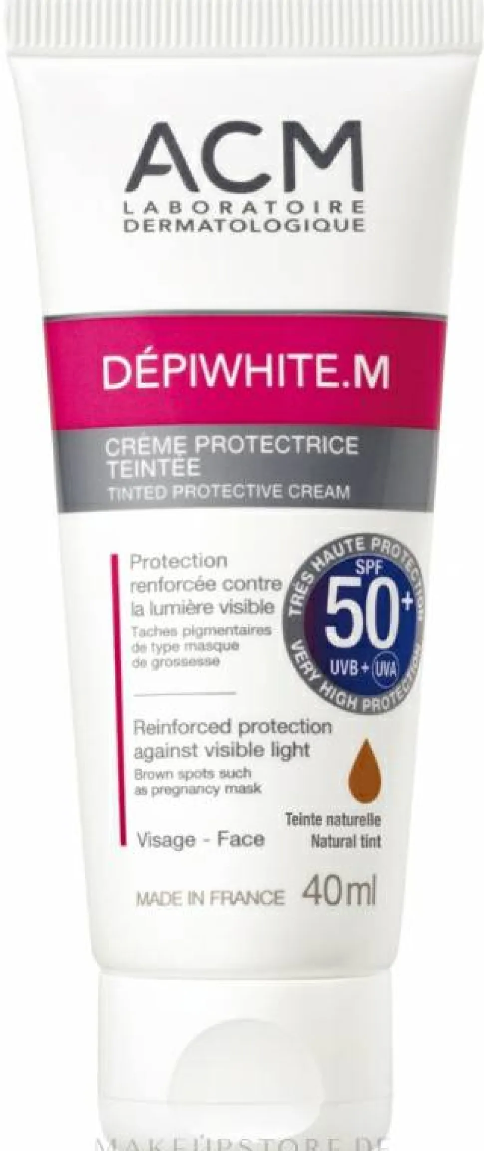 Getönte Sonnenschutzcreme für das Gesicht SPF 50+