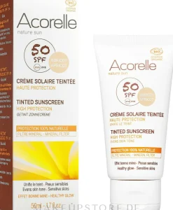Getönte Sonnenschutzcreme für das Gesicht SPF 50