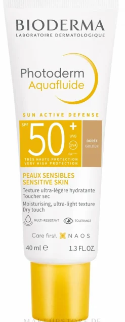 Getöntes Sonnenschutzfluid für das Gesicht SPF 50+