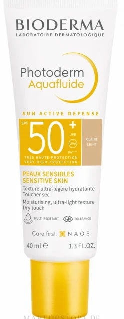 Getöntes Sonnenschutzfluid für das Gesicht SPF 50+