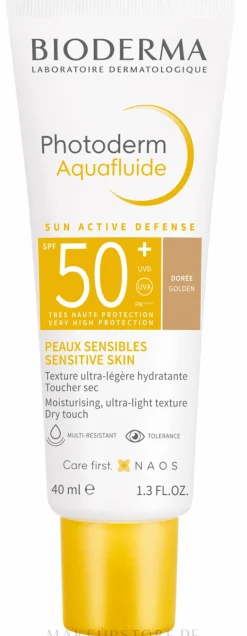 Getöntes Sonnenschutzfluid für das Gesicht SPF 50+