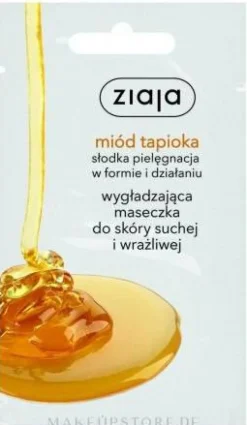 Glättende Gesichtsmaske mit Tapioka-Honig