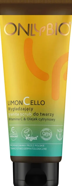 Glättendes Gesichtspeeling mit Vitamin C und Zitronenöl
