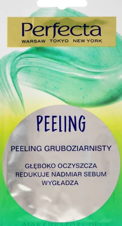 Grobkörniges tiefenreinigendes, glättendes und seboregulierendes Gesichtspeeling