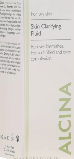 Hautklar-Fluid für fettige Haut