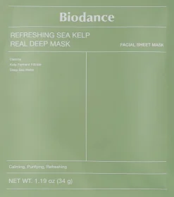 Hydrogel-Maske mit Meereslaminaria