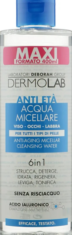 6in1 Anti-Aging Mizellenwasser für Augen, Gesicht und Lippen