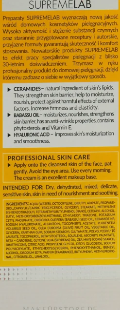 Intensiv pflegende Tagescreme mit Ceramiden SPF30