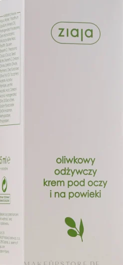 Intensiv pflegende Augencreme mit Olivenextrakt