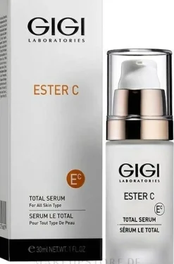 Konzentriertes feuchtigkeitsspendendes und aufhellendes Gesichtsserum mit Vitamin C