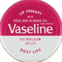 Kosmetische Lippenvaseline mit Rose und Mandelöl