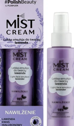 Leichte Gesichtsemulsion mit Lavendel