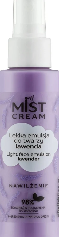 Leichte Gesichtsemulsion mit Lavendel