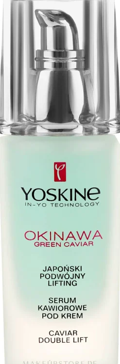 Lifting Serum für Gesicht und Augenbereich mit grünem Kaviar