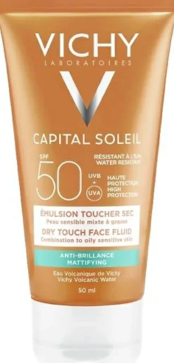 Mattierende Sonnenschutzemulsion für das Gesicht SPF 50
