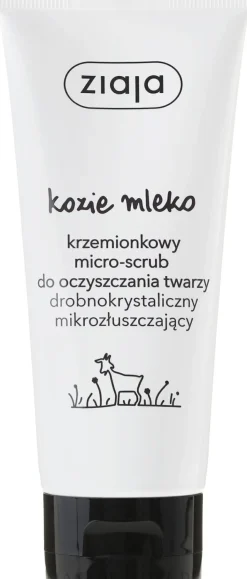 Mikro-Peeling für das Gesicht mit Ziegenmilch