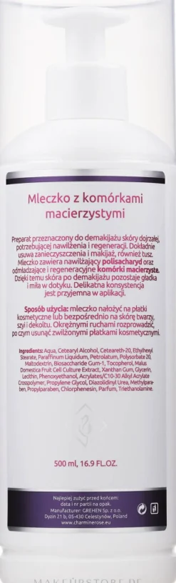 Milch zum Abschminken mit Stammzellen