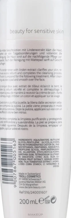 Milde Gesichtslotion für alle Hauttypen