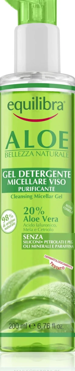 Mizellen-Reinigungsgel für das Gesicht mit Aloe Vera