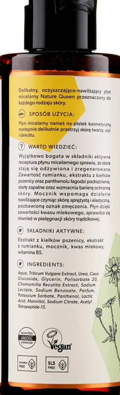 Mizellenwasser mit Weizenkeim- und Kamillenextrakt