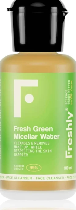 Mizellenwasser zum Abschminken mit grünem Apfel und Aloe Vera
