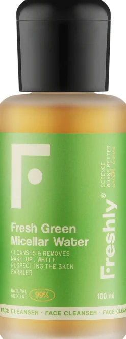 Mizellenwasser zum Abschminken mit grünem Apfel und Aloe Vera