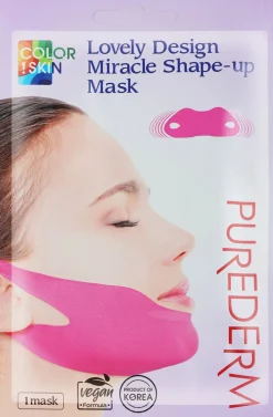 Modellierende korrigierende und straffende Maske für die Gesichtskonturen und das Doppelkinn mit Kollagen