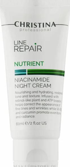 Nachtcreme für das Gesicht mit Niacinamid