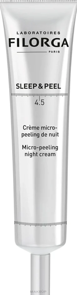 Nachtcreme-Peeling für das Gesicht